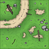 Wilderness terrain tile
