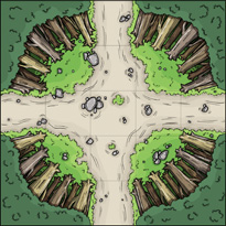 Forest battlemap