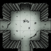 Cave battlemap tile