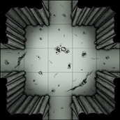 Cave battlemap tile