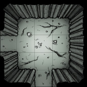 Cave battlemap tile