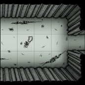 Cave battlemap tile